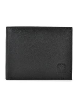 WOODLAND - Mens Solid Black Wallet