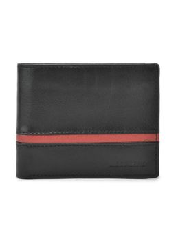 WOODLAND - Mens Solid Black Wallet