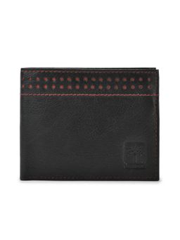 WOODLAND - Mens Solid Black Wallet