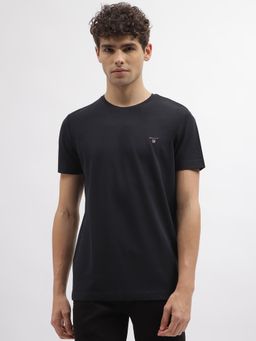 GANT - Round Neck Slim Lightweight Cotton Pique T-Shirt