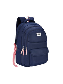 Genie - Angela School 19 Inch Navy Blue Girls Backpack (L)