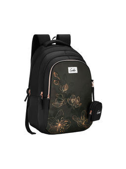 Genie - Twinkle School 19 Inch Black Girls Backpack with Pouch (L)