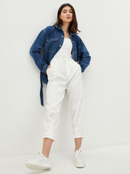 LC WAIKIKI - Woven Trousers Off White