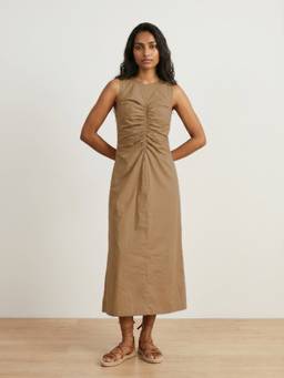 Doodlage - Beige Sarah Sand Dress