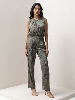 RAREISM - Printed Millie Olive Trouser