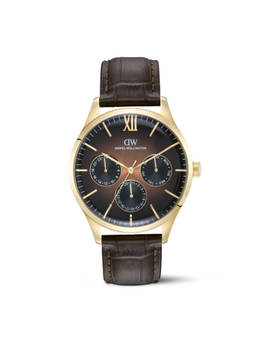 Daniel Wellington - Round 41mm Brown Dial Analog Men Watch - DW0DG2401