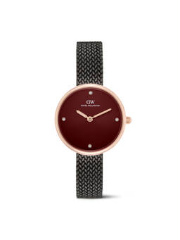 Daniel Wellington - Round 30mm Burgundy Dial Analog Women Watch - DW0DL2702