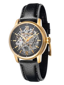 Earnshaw - Cornwall Skeleton Automatic Black Round Dial Mens Watch - ES-8110-03