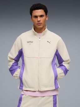 Puma - White Colorblock Regular Fit Jacket