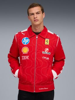 Puma - Red Printed Regular Fit Jacket