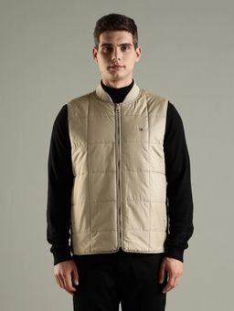 Tommy Hilfiger - Brown Self Design Regular Fit Jacket