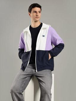 Tommy Hilfiger - Blue Colorblock Relaxed Fit Jacket