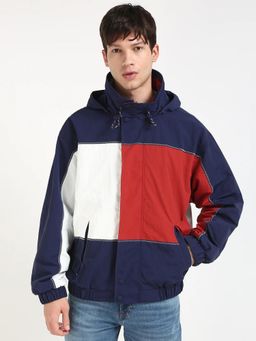 Tommy Hilfiger - Multi-Color Colorblock Relaxed Fit Jacket