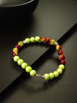 Aadita - Marble Beads Adjustable Bracelet Multi-Color