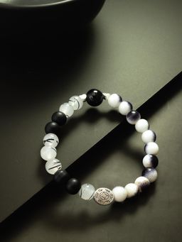 Aadita - Marble Beads Adjustable Bracelet Multi-Color