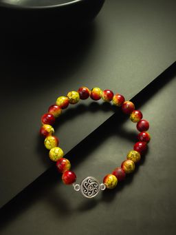 Aadita - Marble Beads Adjustable Bracelet Multi-Color
