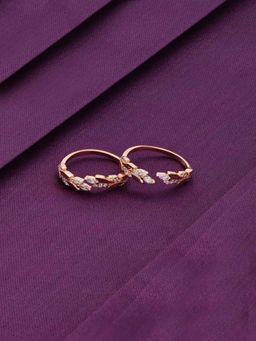 Kai Jewel - Sterling Silver Rose Gold Trendy and Chic Silver Toe Rings