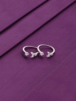 Kai Jewel - Sterling Silver Elegant Silver Toe Rings