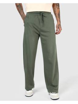 Bewakoof - Green Straight Fit Trackpant