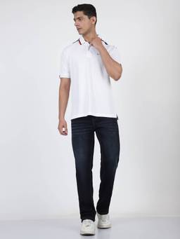 Ben Sherman - Men Black Turn-Up Hem Jeans