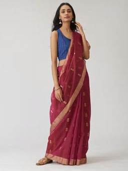 Fabindia - Cotton Silk Woven Chanderi Sari