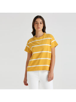 Pepe Jeans - Yellow Stripes Short Sleeve T-Shirt