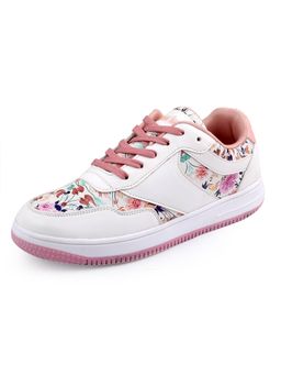 Bacca Bucci - Vixen Low Top Flat Sole Fashion Womens Sneakers With Digital Prints White