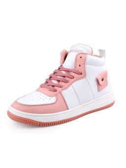 Bacca Bucci - Stellar Mid-Top Fashion Womens Sneakers Peach