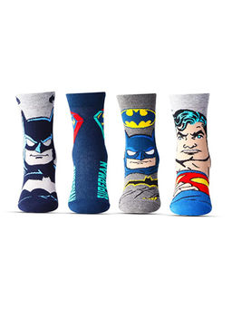 Bonjour - Multicolored Characterized Crew Socks for Boys