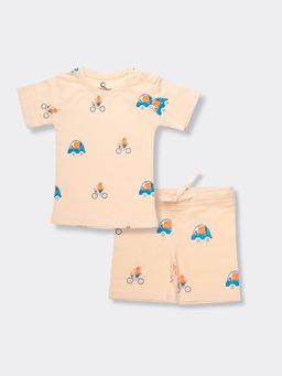 Orange Sugar - T-Shirt & Short Fox On The Go (Set of 2)