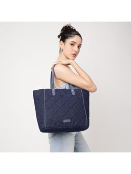 Fastrack - Classic Denim Navy Blue Tote Bag