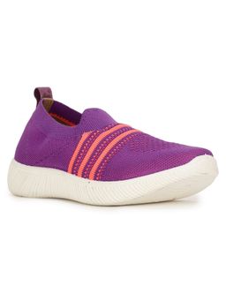 Bubblegummers - Textured Purple Casual Shoes