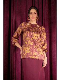 SALT Attire - Women Purple Layla Top