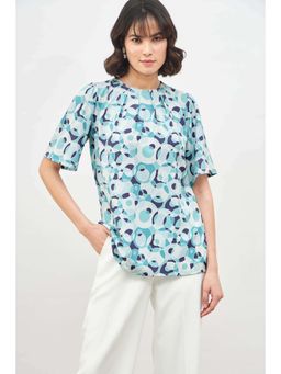 SALT Attire - Women Blue Medley Top