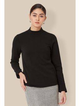 SALT Attire - Women Black Polar Top