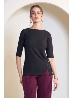 SALT Attire - Women Black Serena Top