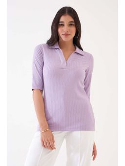 SALT Attire - Women Purple Woody Top