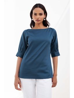SALT Attire - Women Blue Zadar Top