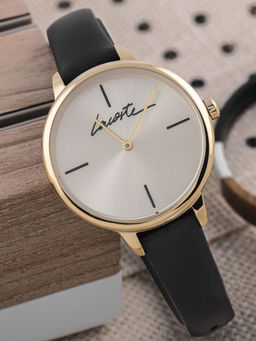 Lacoste - Cannes 2001124 Yellow Gold Dial Quartz Watch For Women