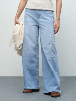 U.S. POLO ASSN. - Women Baggy Fit Blue Jeans