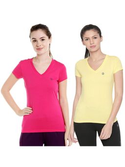 Bodycare - Bodyactive Pack Of 2 Women'S Tshirt - Multi-Color