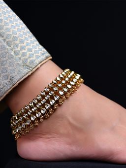 AG'S - Neetu Bridal Kundan Payal