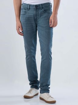 Spykar - Blue Solid/Plain Low Waist Jeans