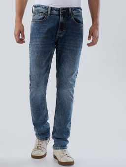 Spykar - Grey Solid/Plain Mid Waist Jeans
