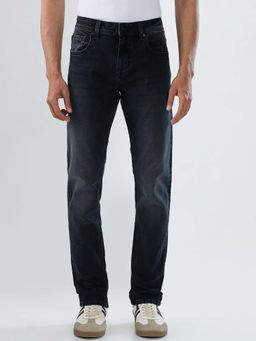 Spykar - Black Solid/Plain Low Waist Jeans