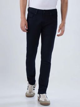 Spykar - Blue Solid/Plain Low Waist Jeans