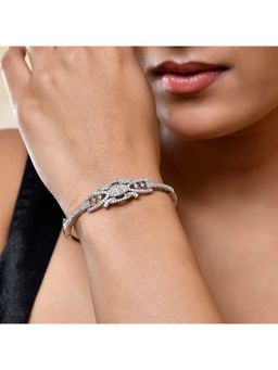 Voylla - Sparkling Elegance Starry Lattice American Diamond Adjustable Bracelet