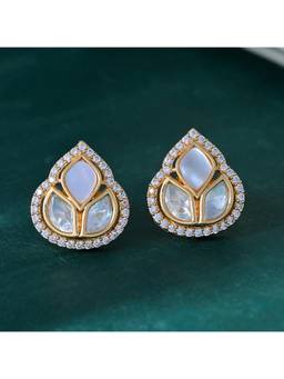 Voylla - Kundan Elegance Pakeezah Stud Earrings