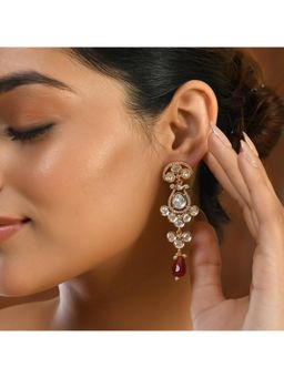 Voylla - Kundan Elegance Mohini Dangler Earrings