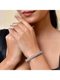 Voylla - Sparkling Elegance Celestial Luxe American Diamond Adjustable Bracelet